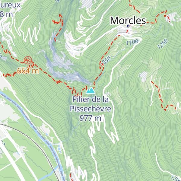 Map of Pilier de la Pissechèvre