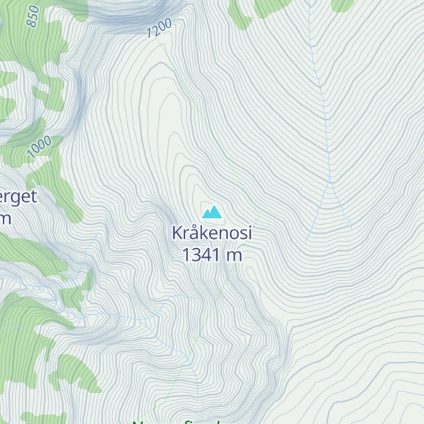 Map of Kråkenosi