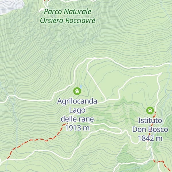 Map of Rifugio Pian dell'Alpe