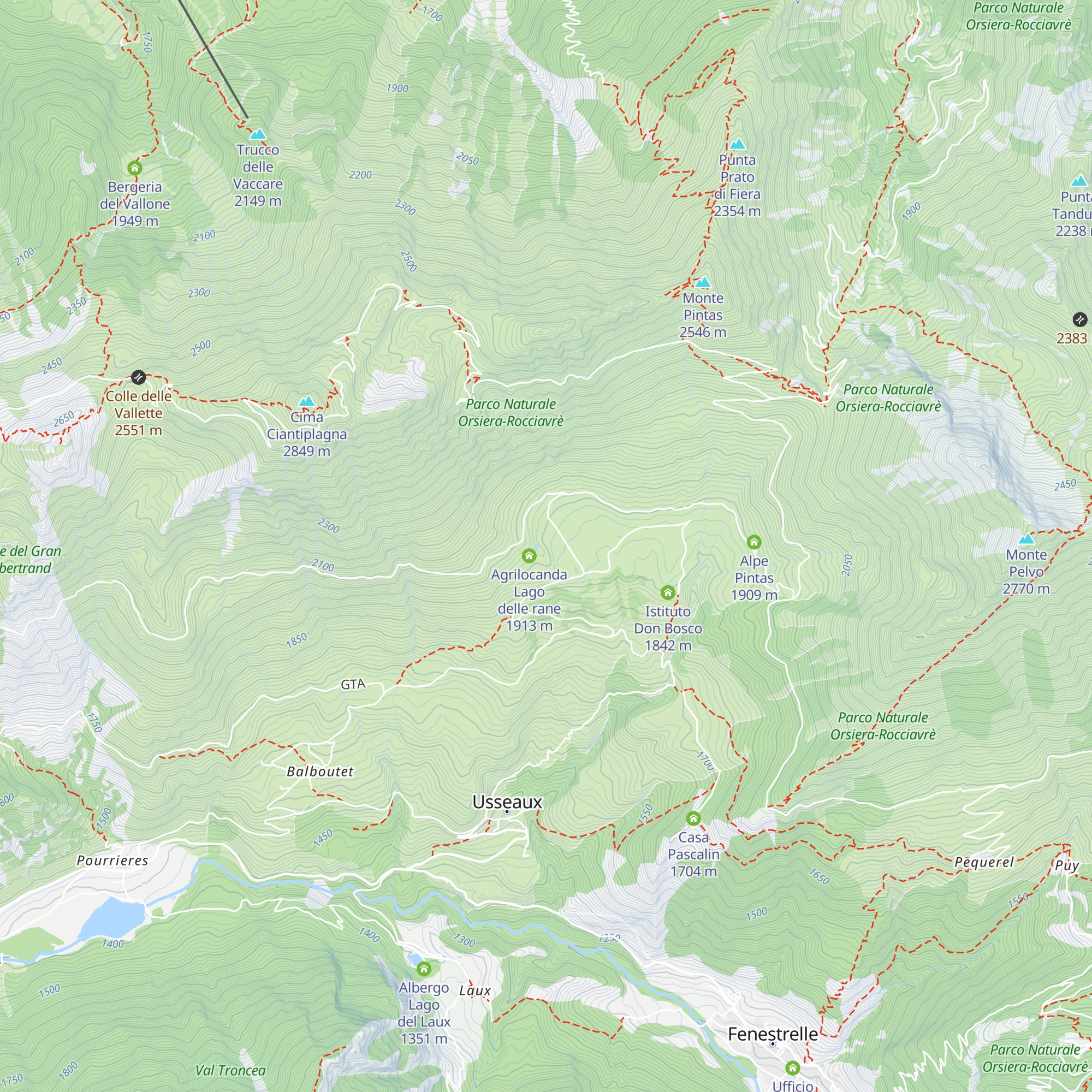 Rifugio Pian dell'Alpe map
