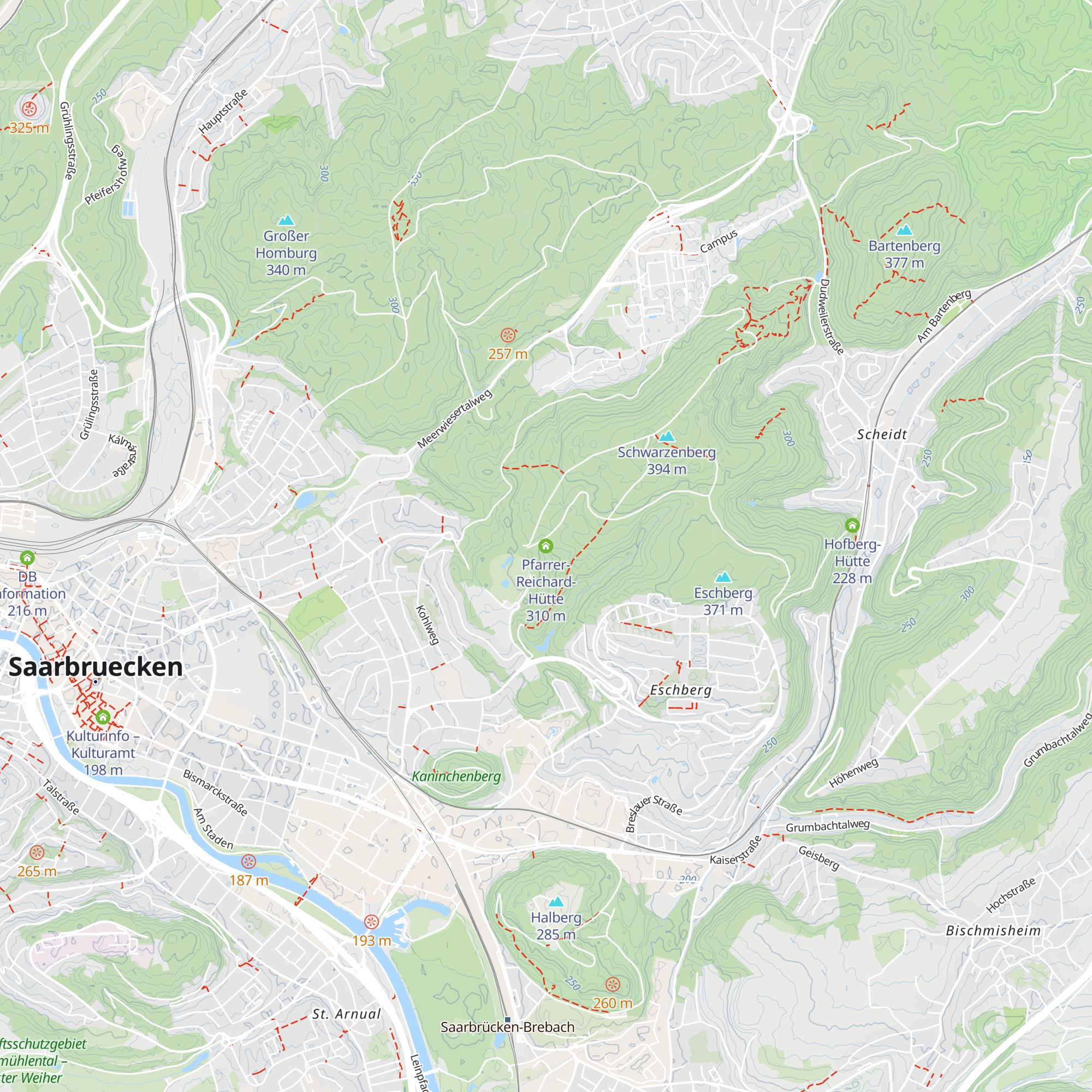 Pfarrer-Reichard-Hütte map