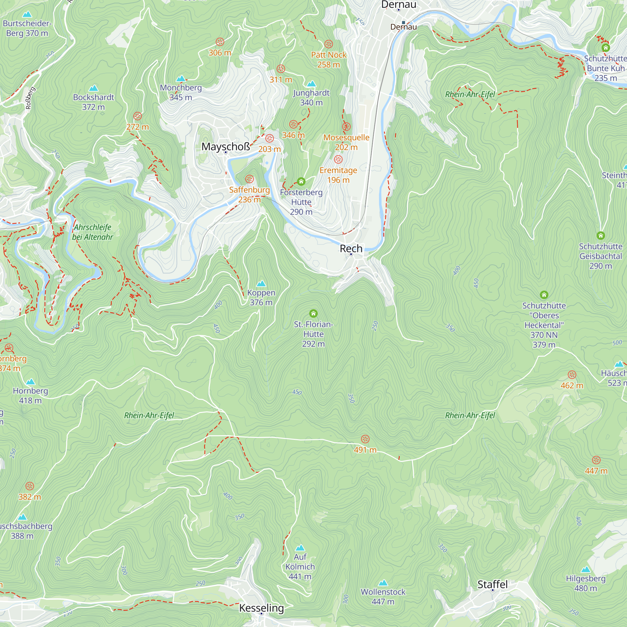 St.-Florian-Hütte map