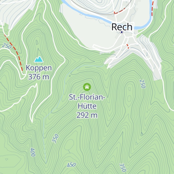 Map of St.-Florian-Hütte