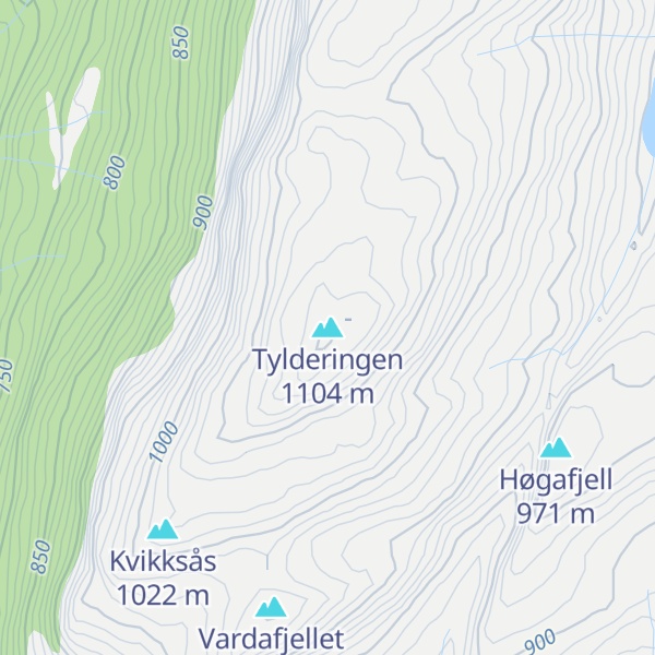 Map of Tylderingen