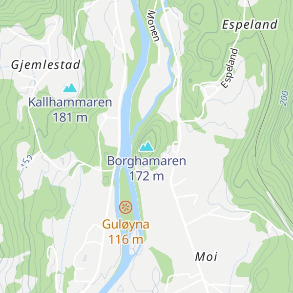 Map of Borghamaren