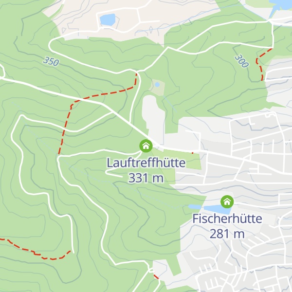 Map of Lauftreffhütte