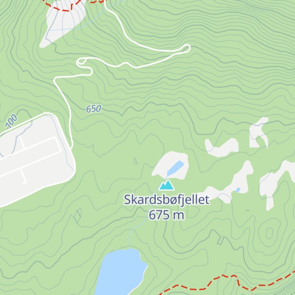 Map of Hagafjellet