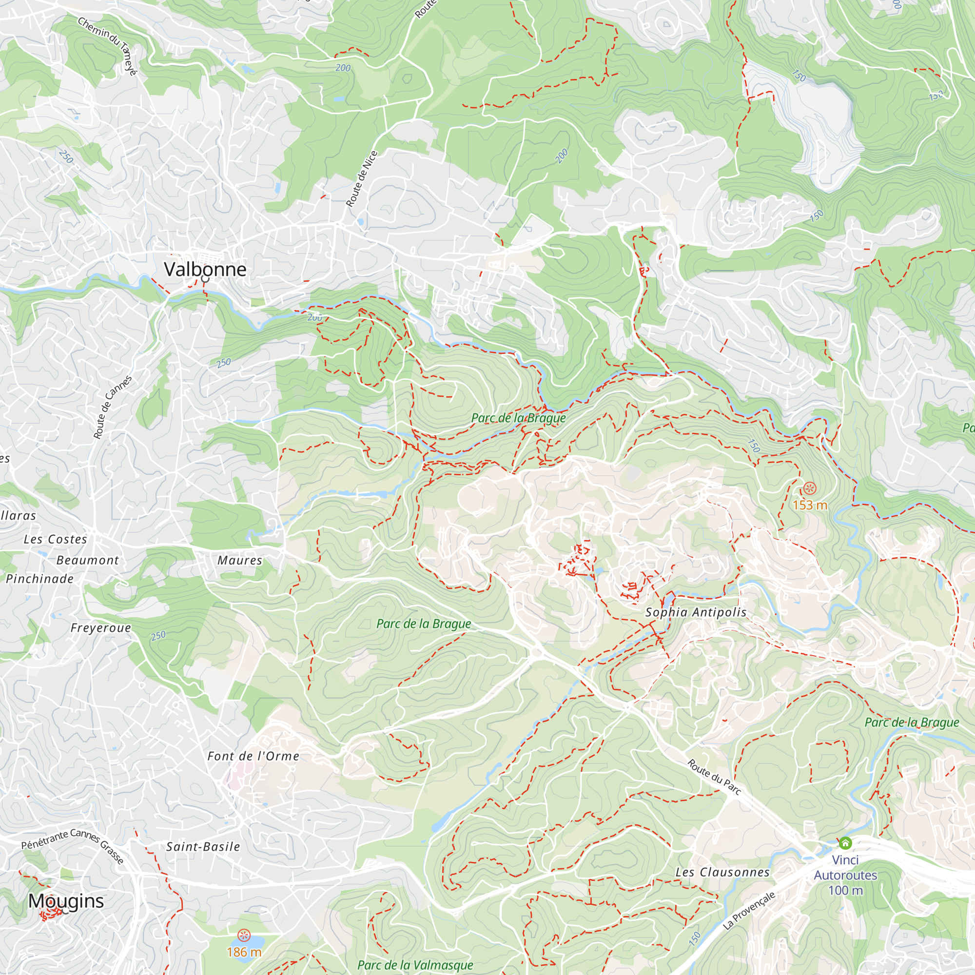 B1 & B2 map