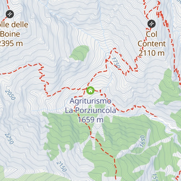 Map of Agriturismo La Porziuncola