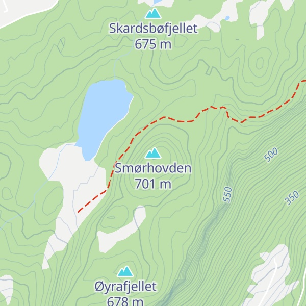Map of Smørhovden