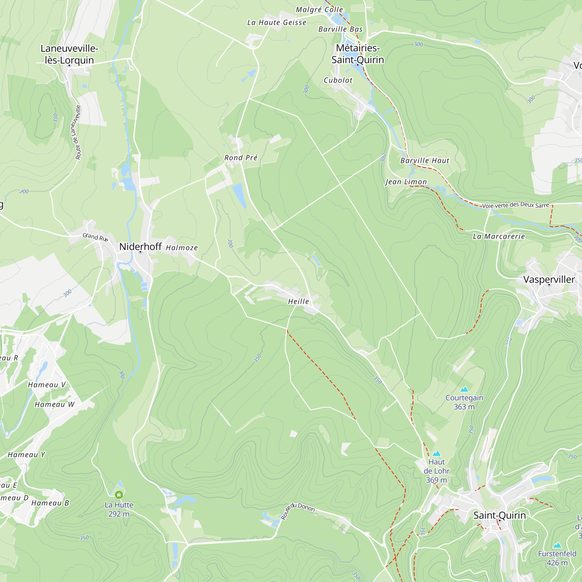Gîte La Broquaine map