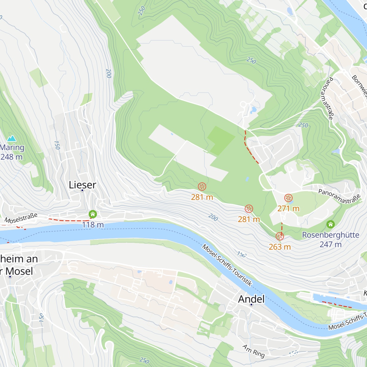 Hambuchhütte map