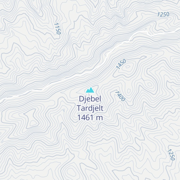 Map of Djebel Tardjelt