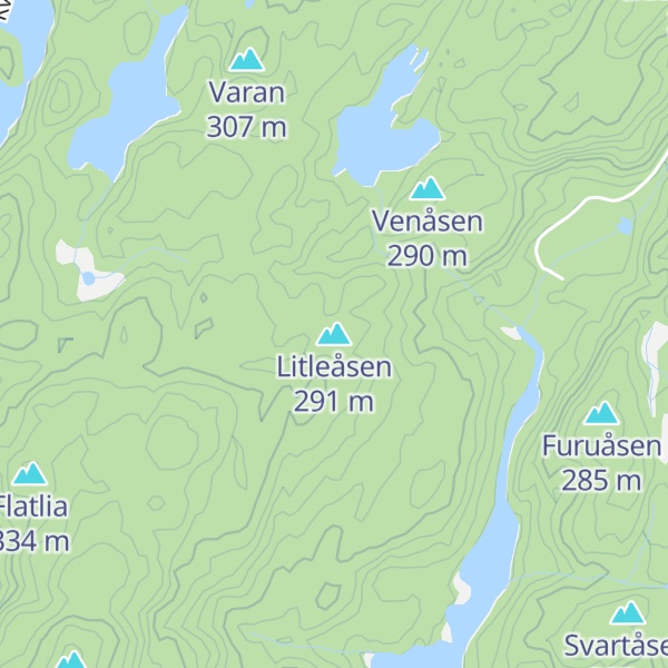 Map of Litleåsen