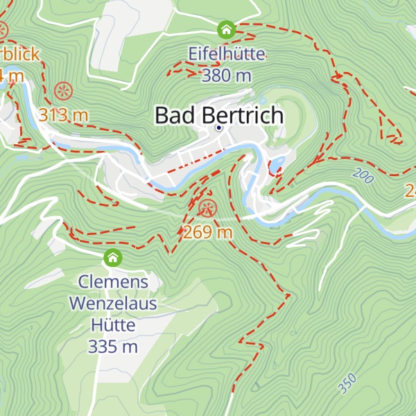 Map of Mooshütte