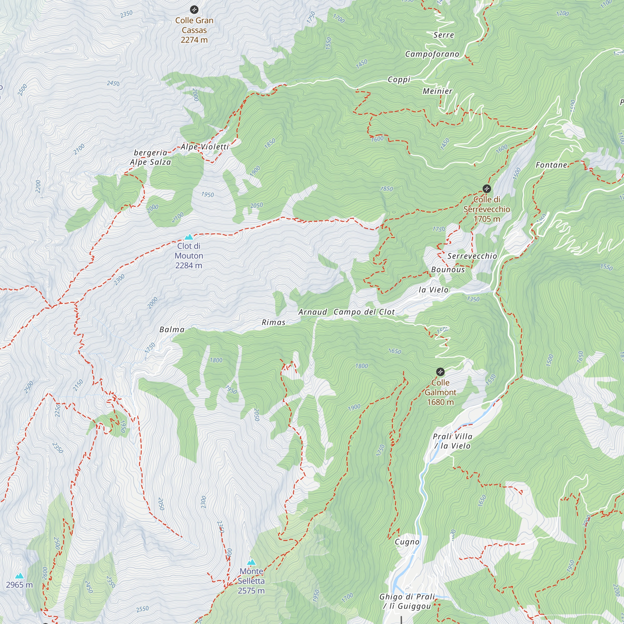 FORNO map
