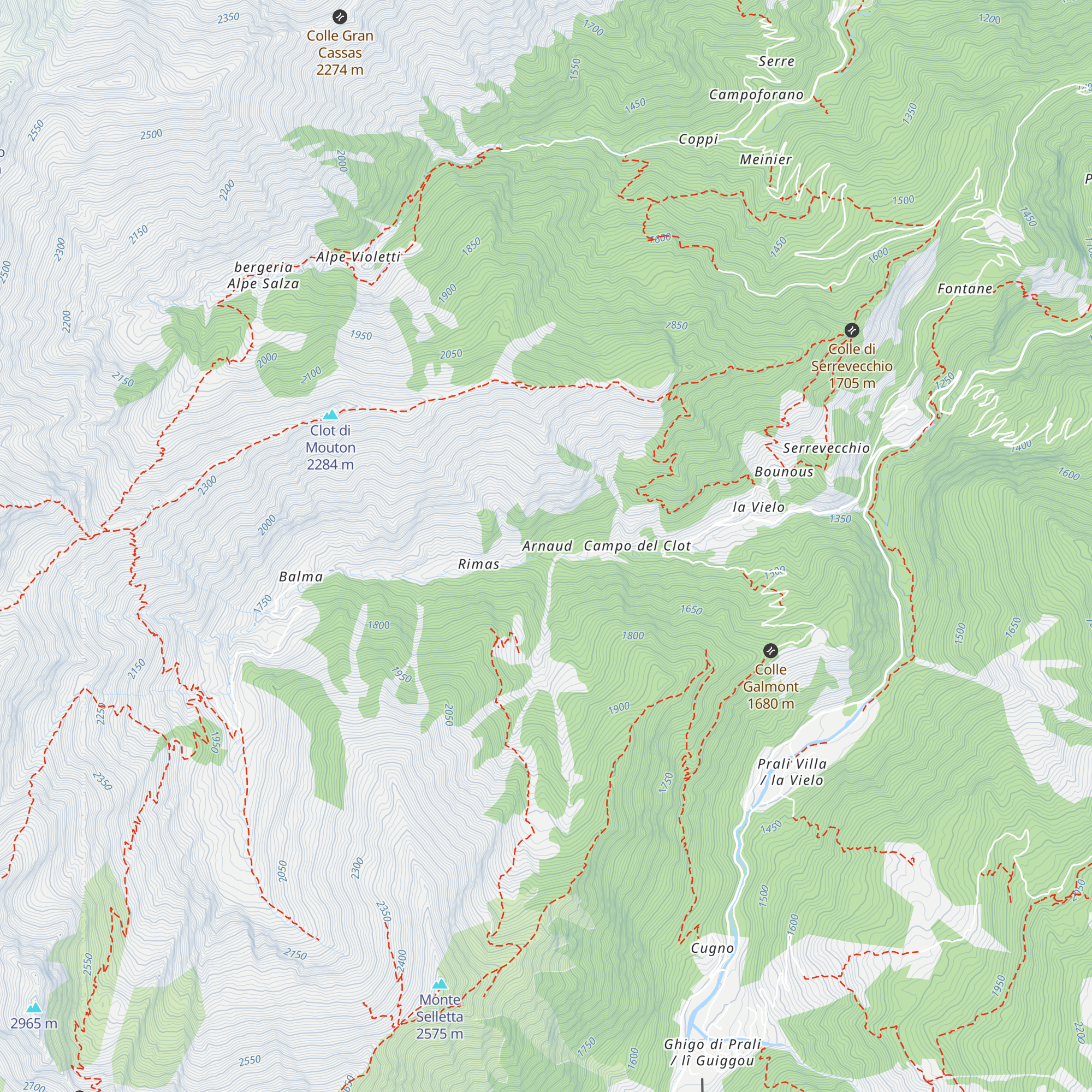 FORNO map
