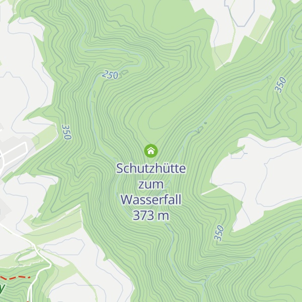 Map of Schutzhütte zum Wasserfall