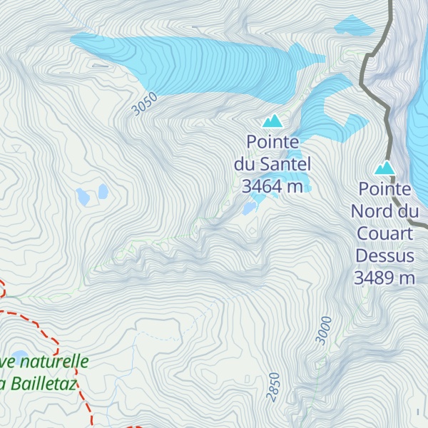 Map of Bec de l'Aigle