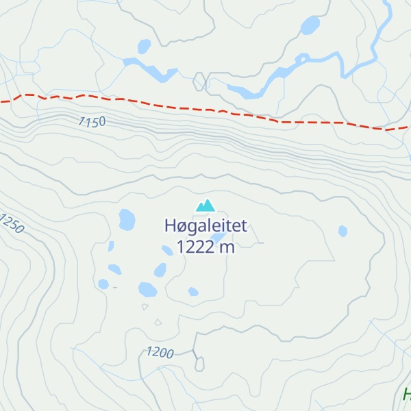 Map of Høgaleitet