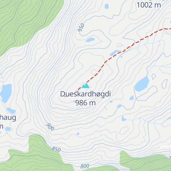 Map of Dueskardhøgdi