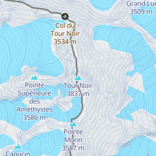 Map of Tour Noir