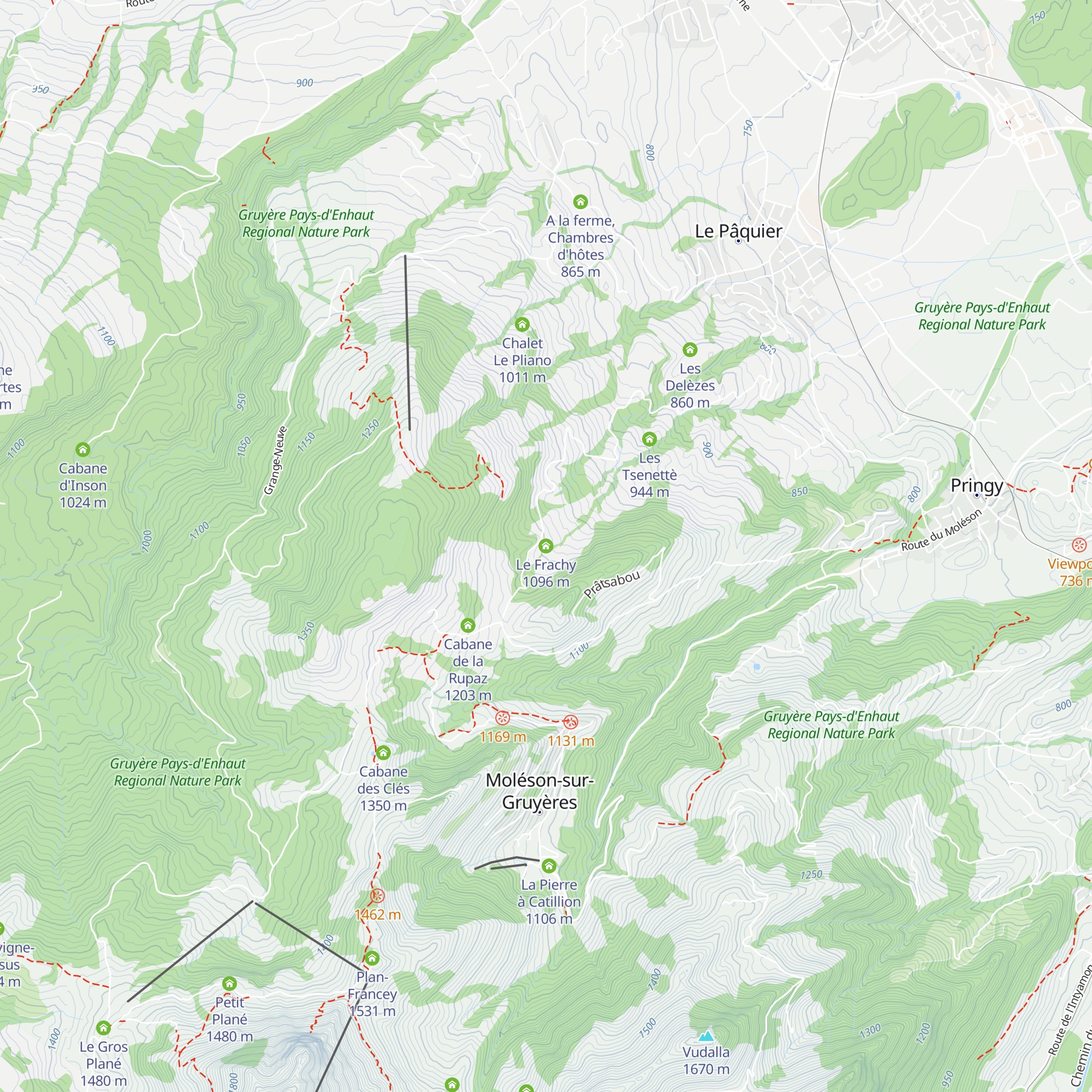 Le Frachy map