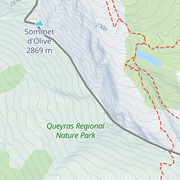 Map of Crête du Sellard