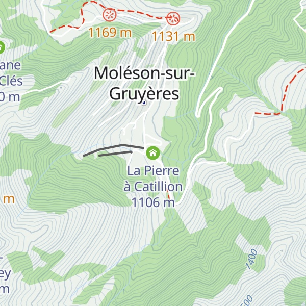 Map of La Pierre à Catillion