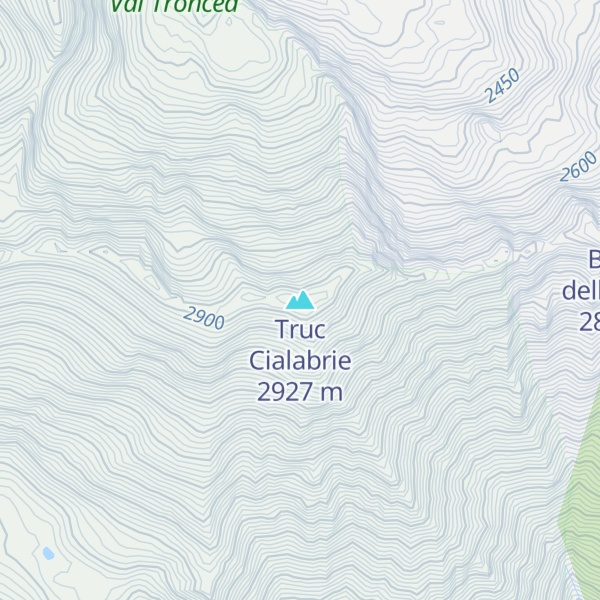 Map of Truc Cialabrie
