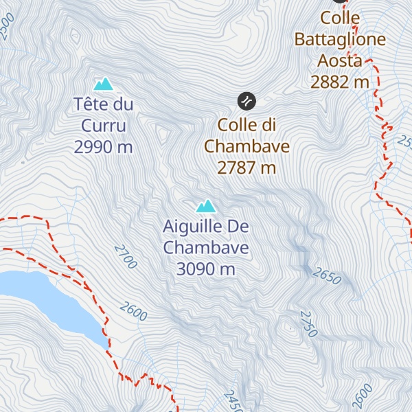 Map of Aiguille De Chambave