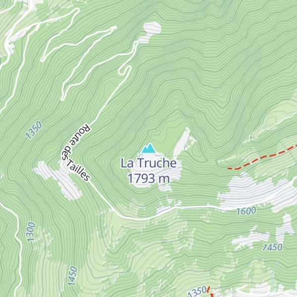 Map of La Truche