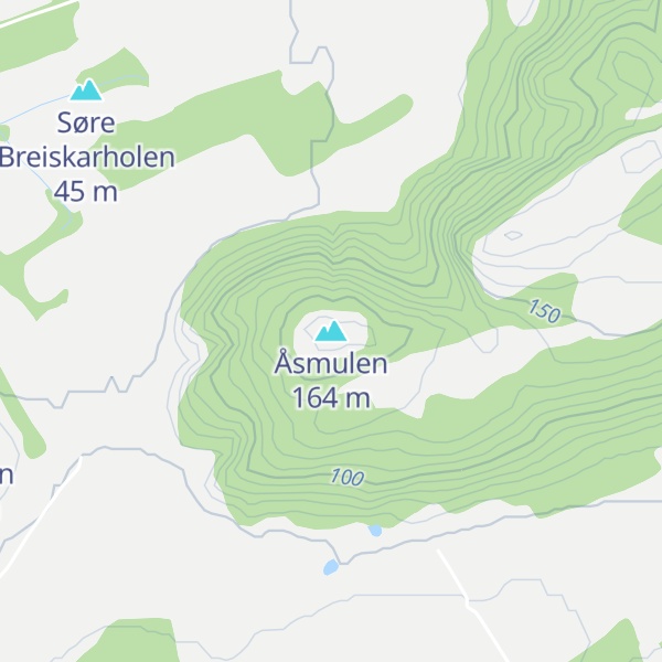 Map of Åsmulen