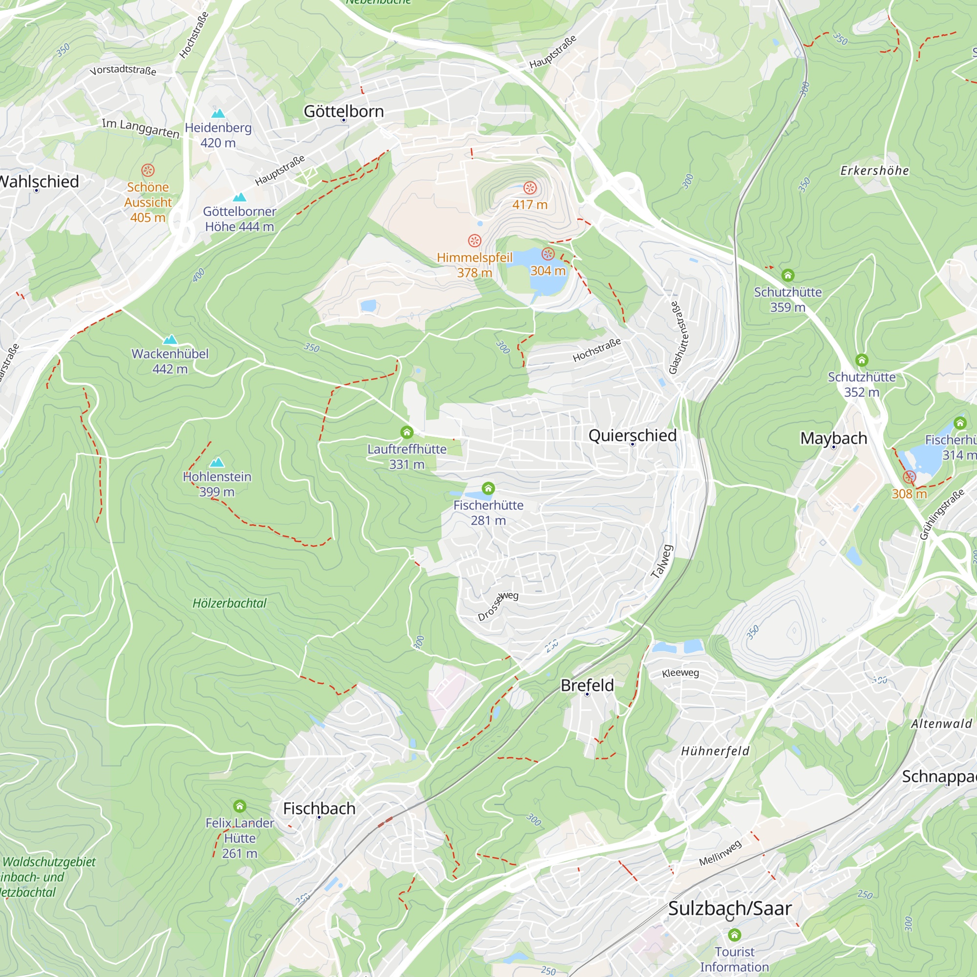 Fischerhütte map
