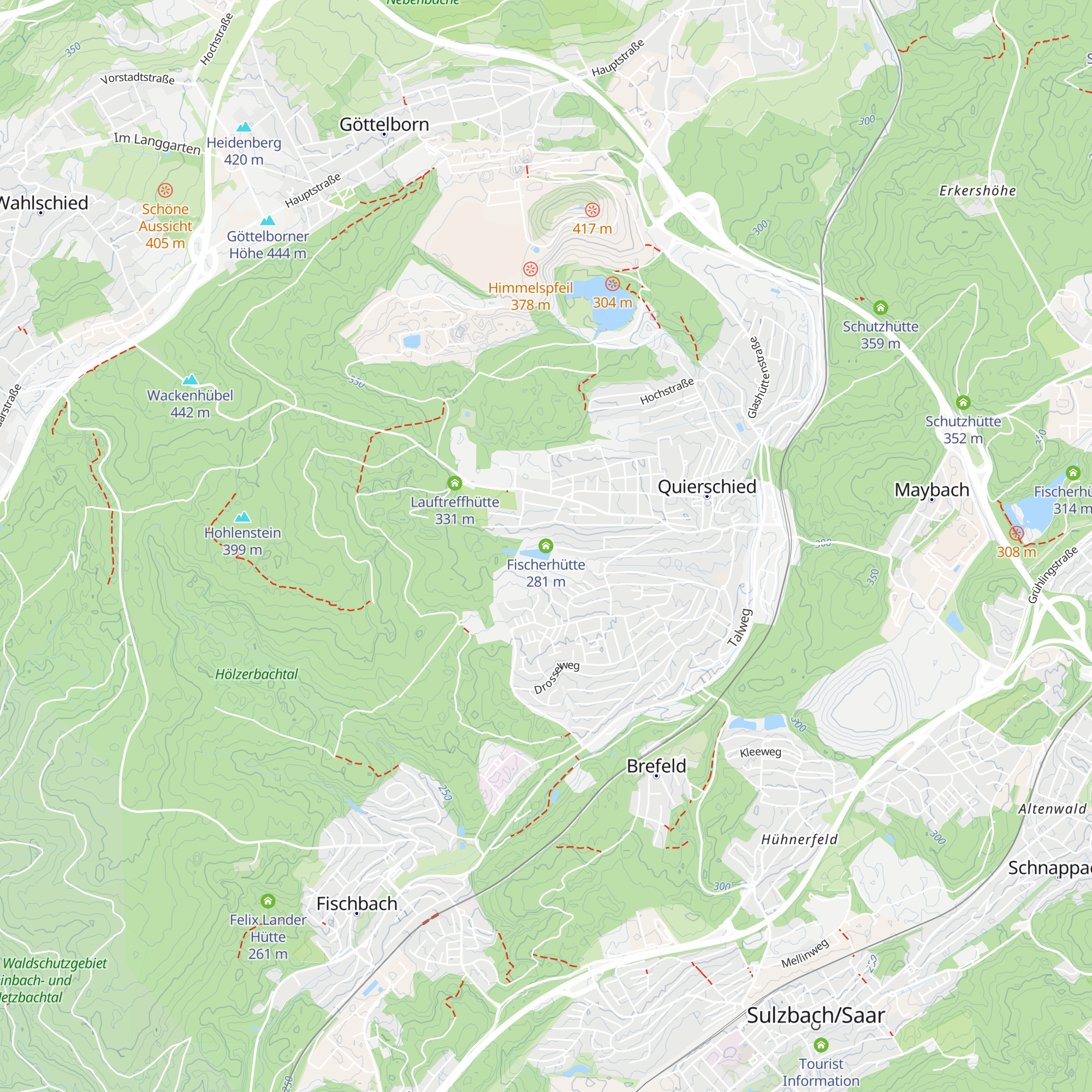 Fischerhütte map