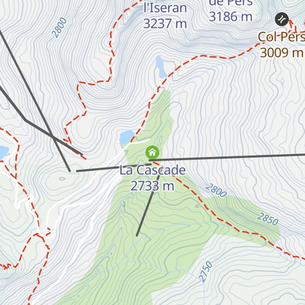 Map of La Cascade
