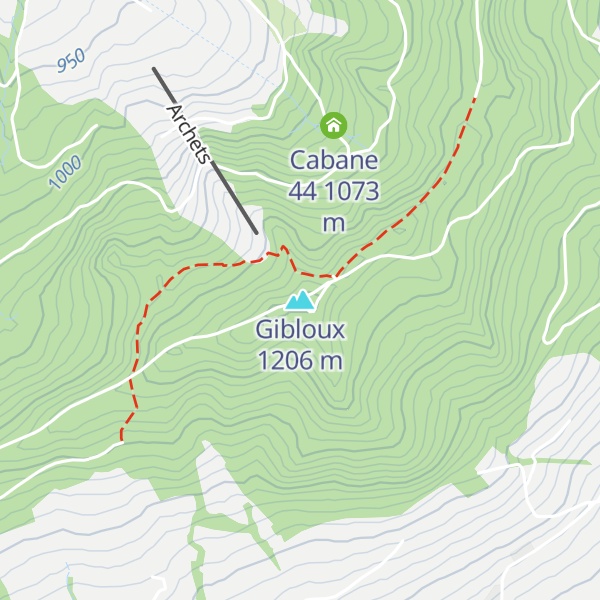 Map of Gibloux