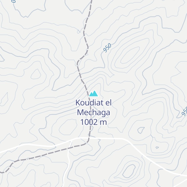 Map of Koudiat el Mechaga