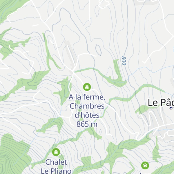 Map of A la ferme, Chambres d'hôtes