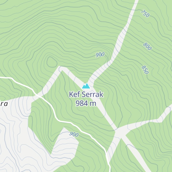 Map of Kef Serrak
