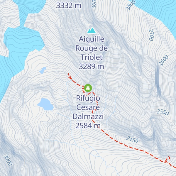 Map of Rifugio Cesare Dalmazzi