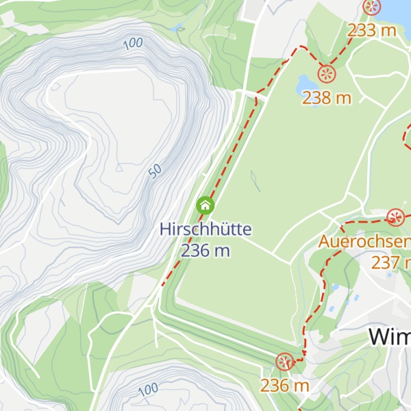 Map of Hirschhütte
