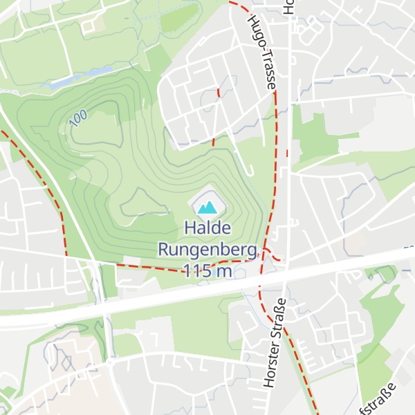 Map of Halde Rungenberg