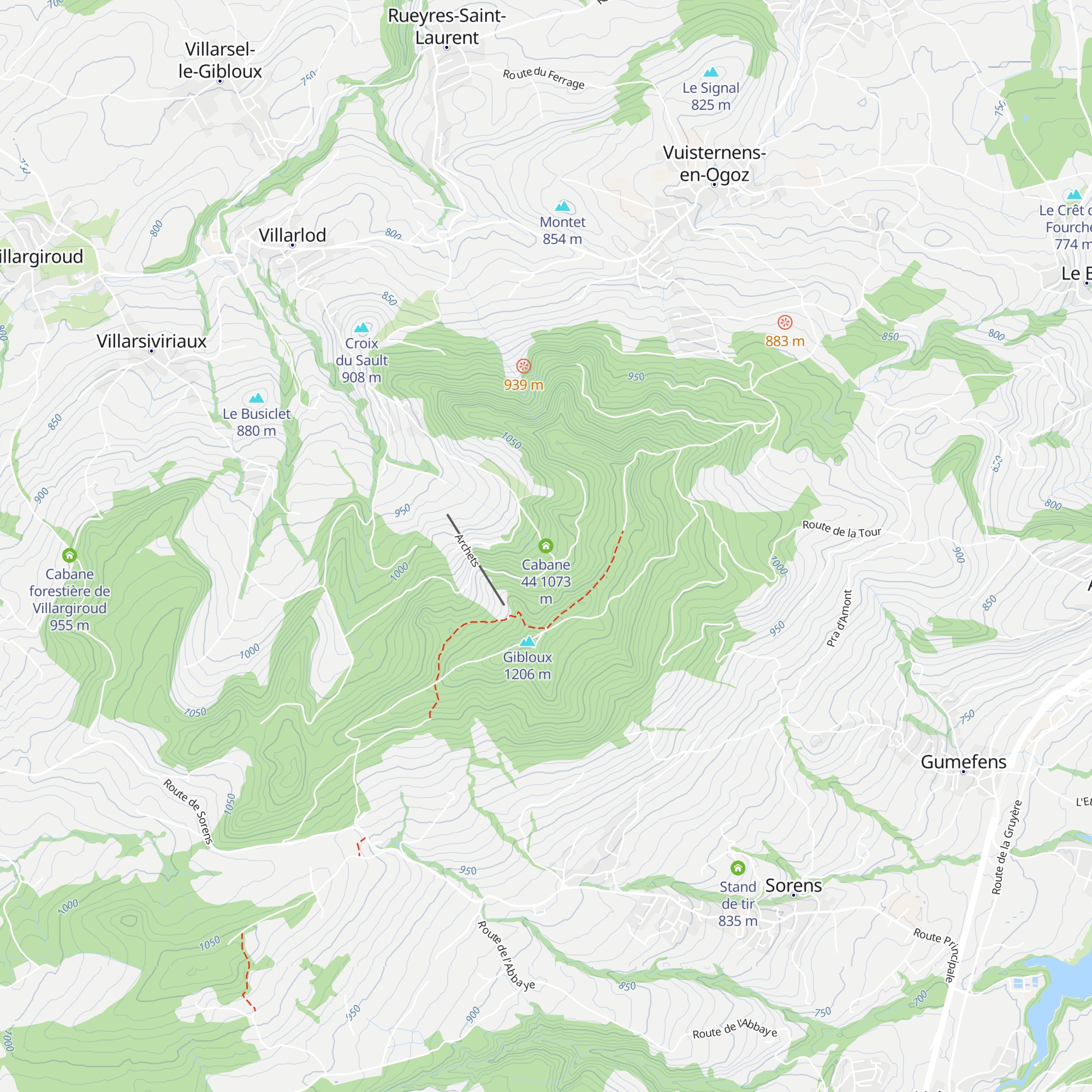 Cabane 44 map