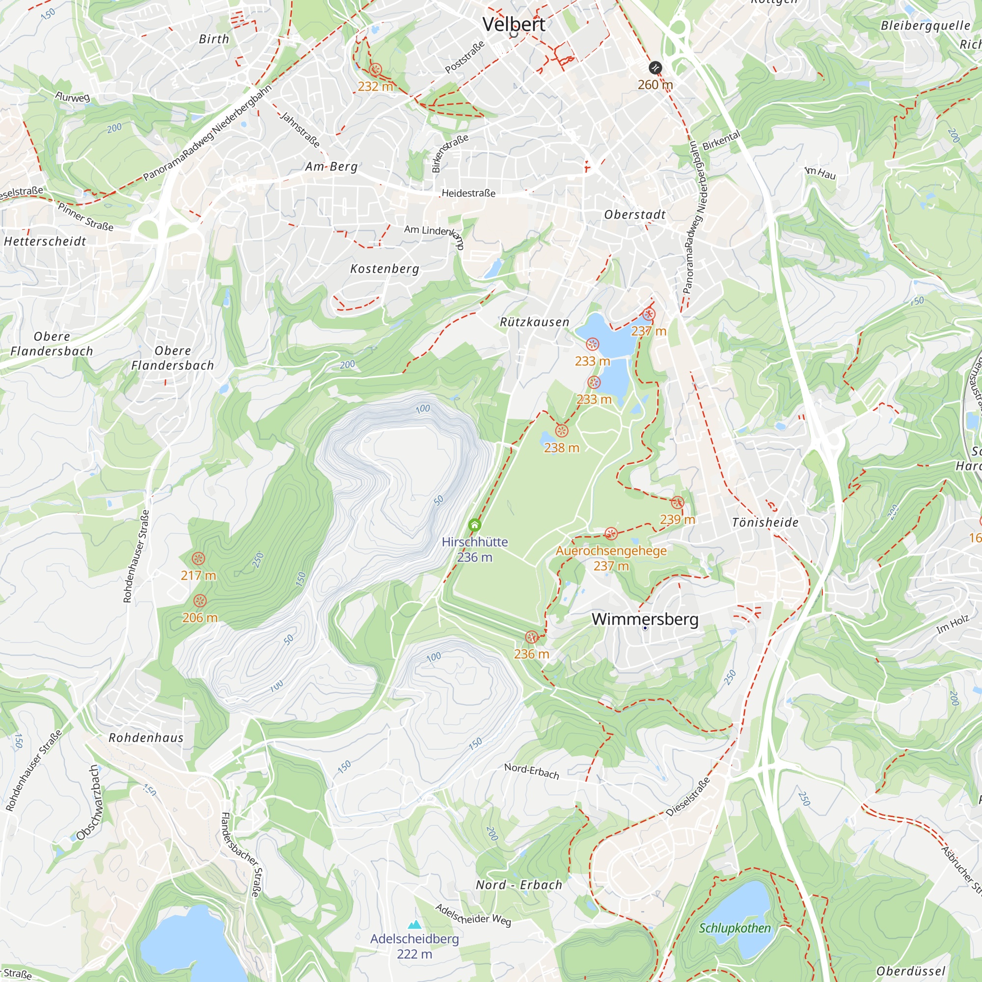 Andreashütte map