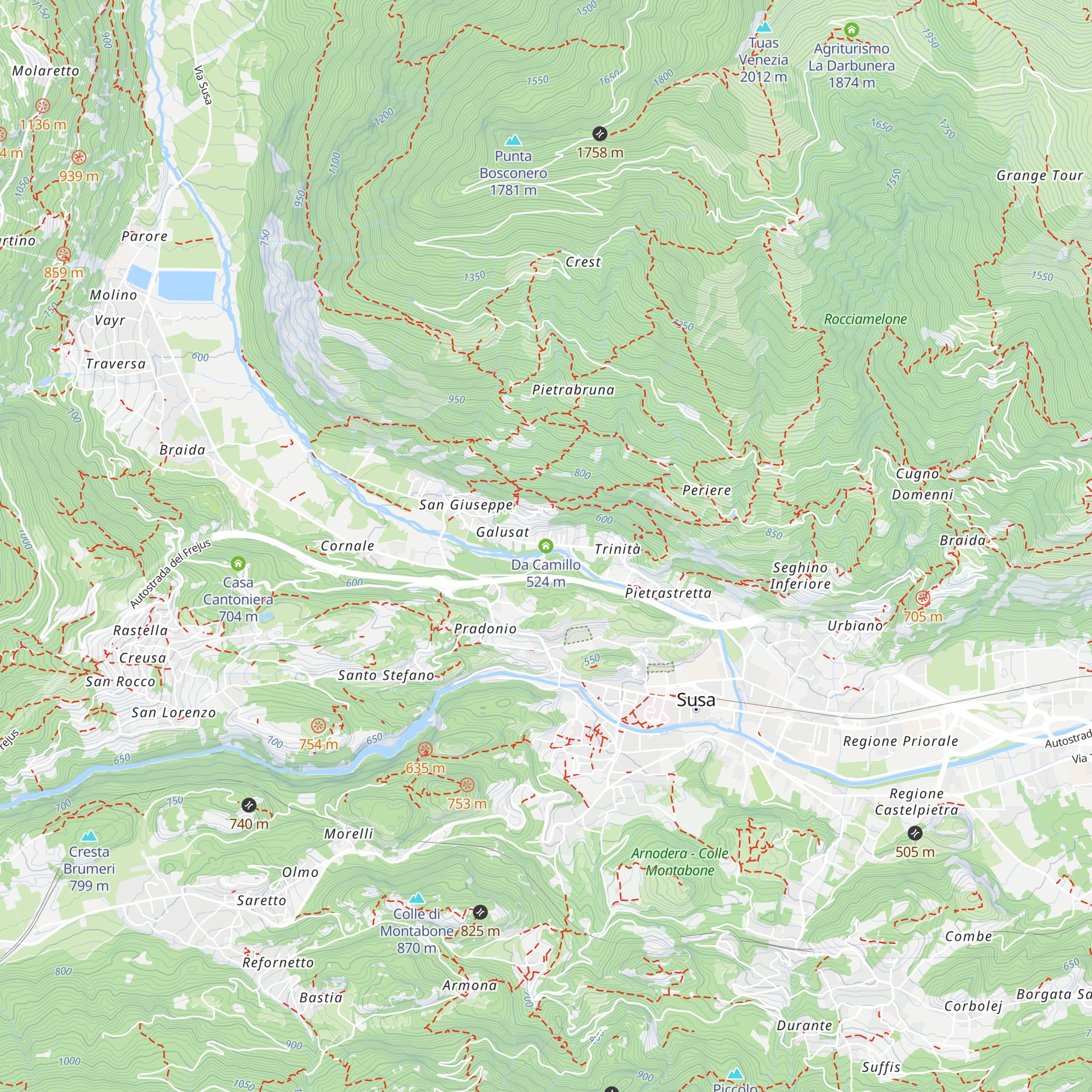 Da Camillo map