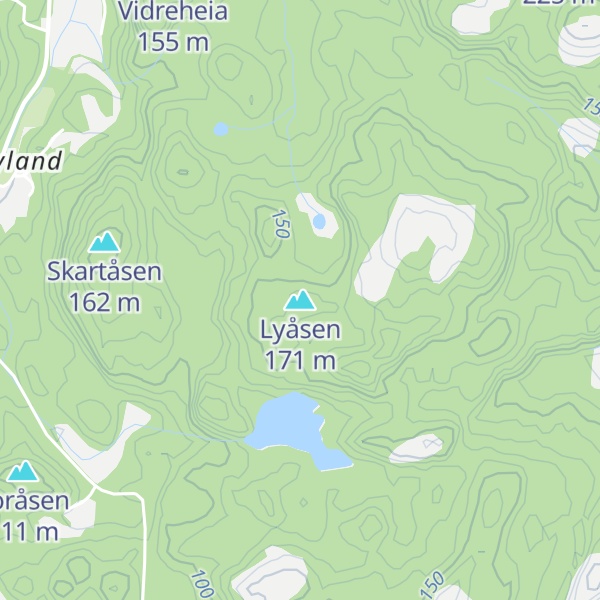 Map of Lyåsen