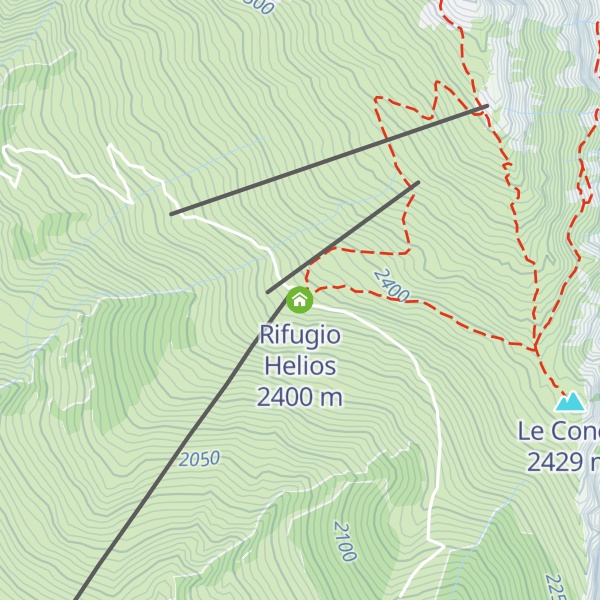 Map of Rifugio Helios