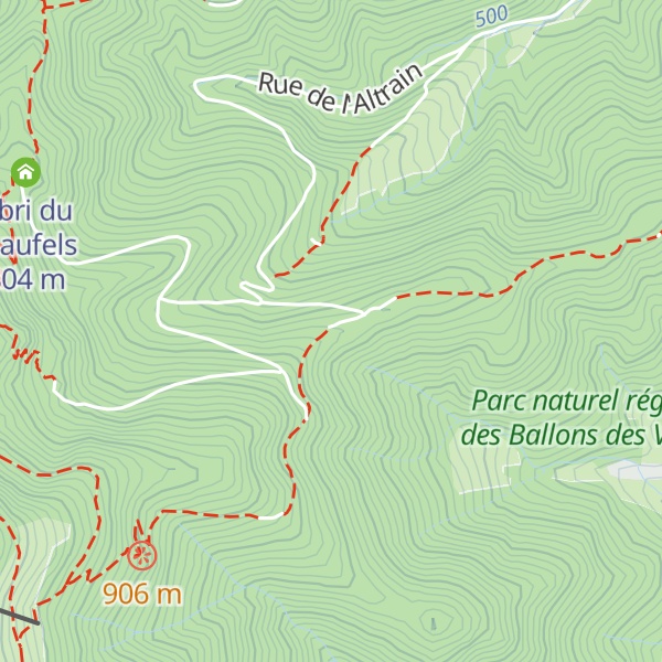 Map of Vogesapfad husla