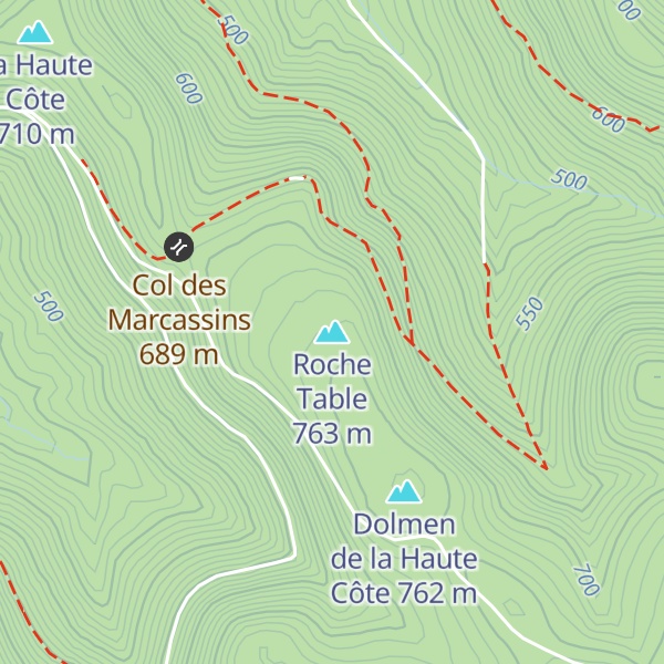 Map of Roche Table